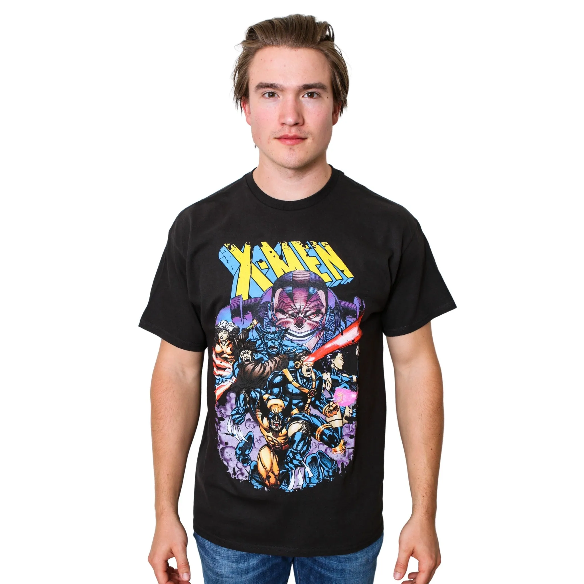 X-Men Vs Apocalypse Cover 90's Marvel Comics Adult T-Shirt